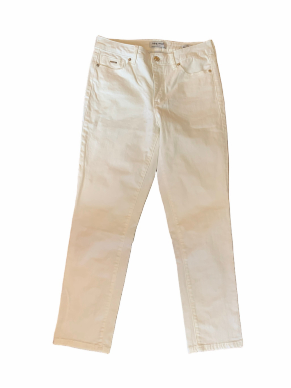 Women's Nine West Gramercy Crop Jeans Size 4 White